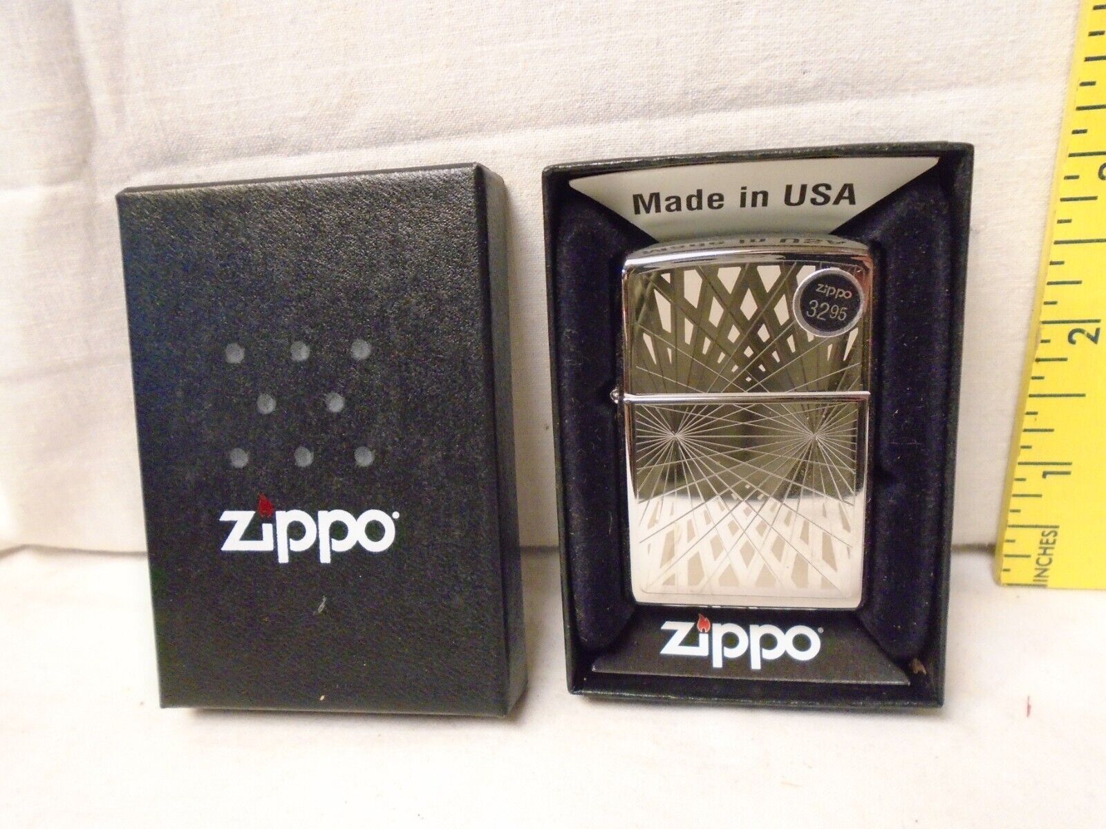 2012 ZIPPO #24903 BS Lines, Factory Taped w/Price, Unfired NM+, See Others