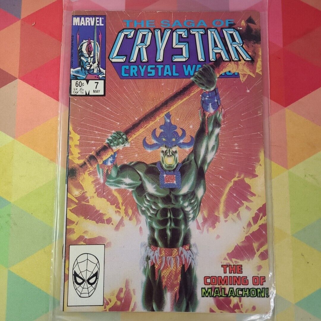 Marvel Comics The Saga of Crystar Crystal Warrior #7 May 1984 Coming of Malachon