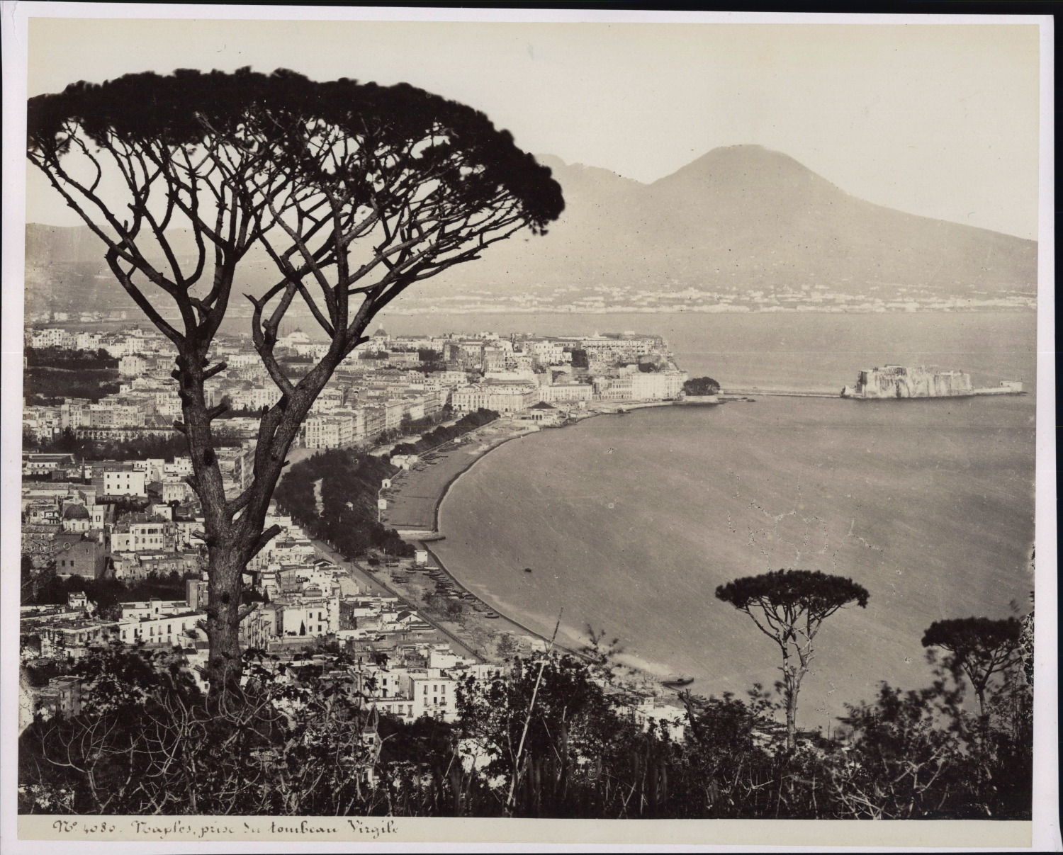 Italy, Naples, View taken of the tomb of Virgil, ca.1880, vintage print print print print 