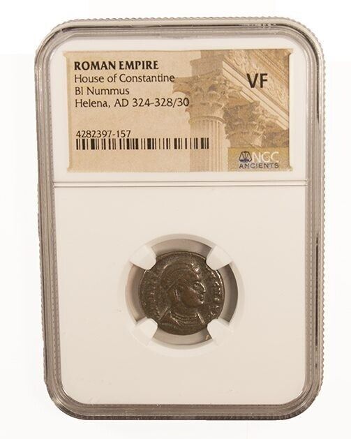 NGC VF Roman AE3 of Helena AD 324-337 Mother of Constantine the Great VERY FINE