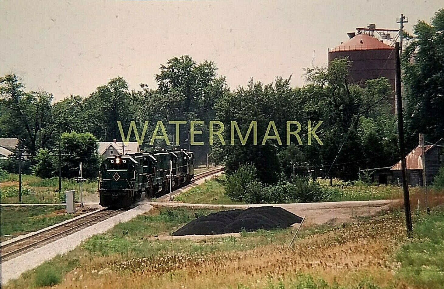 WD17 Train Original Slide ENGINE, , COUNTRY PA ,72  1978