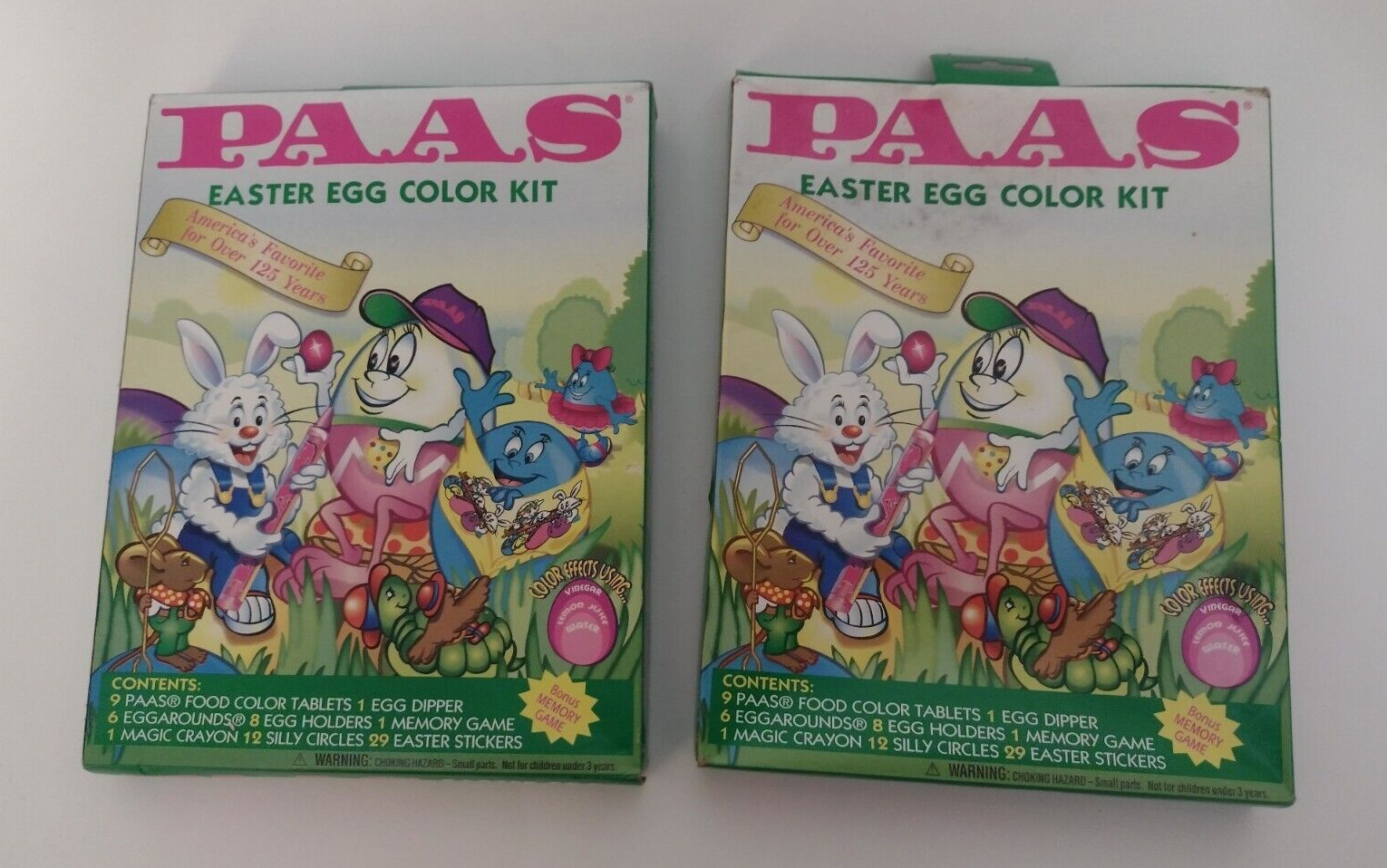 NOS PAAS Easter Egg Pure Food Color Kit 2005 sealed