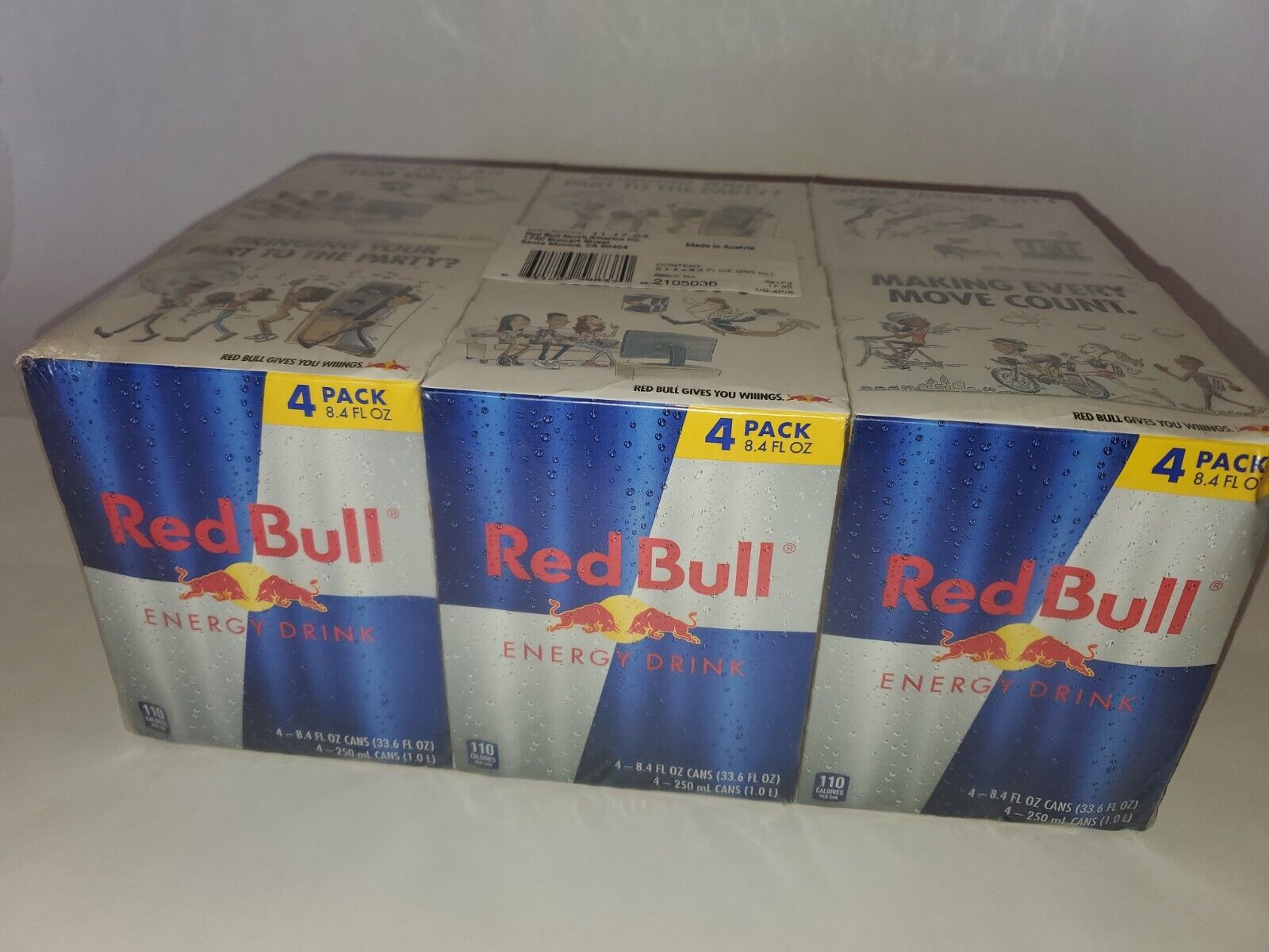 Red Bull Energy Drink, CASE OF 24 8.4 oz