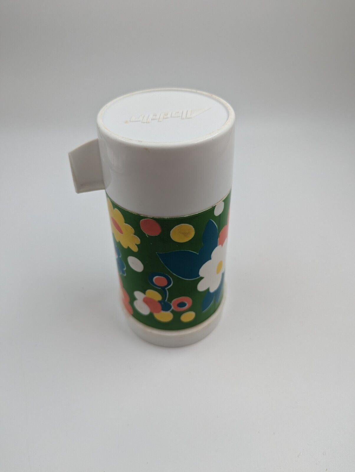 Vintage 1970’s Love Flower Power Aladdin Thermos Complete Excellent Contion