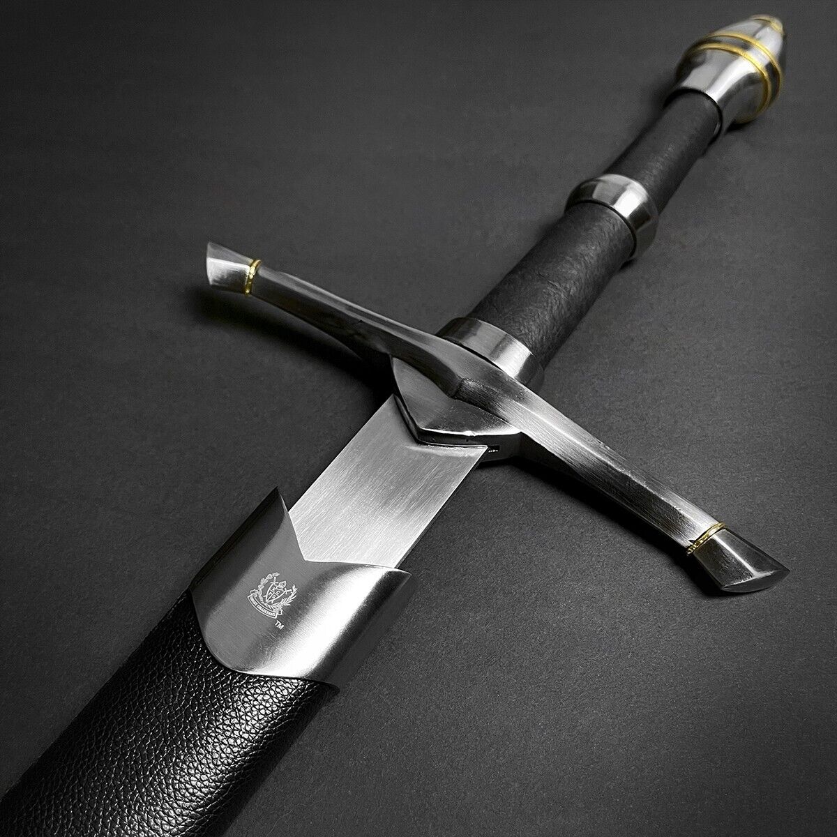 Medieval Sword One Hand Sword, Dull Blade (Ranger-Silver)