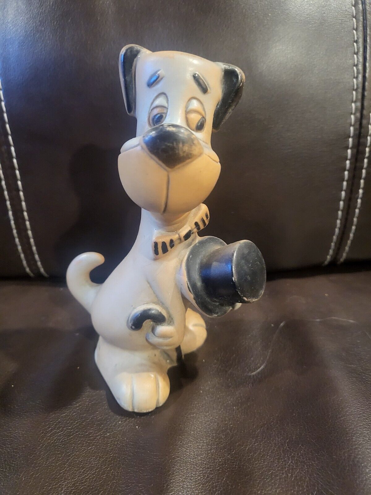 Vintage Huckleberry Hound Rubber Squeaky Toy- DELL HANNA- BARBERA Productions