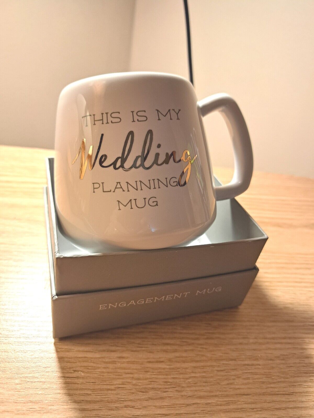 My Wedding Planning Mug Mud Pie Engagement Bride To Be Shower W/Gift Box