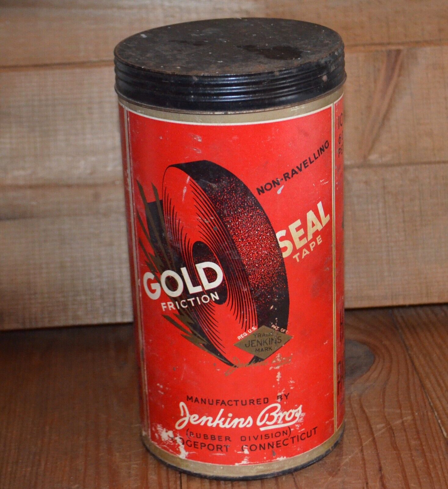 Vintage Jenkins Bros Gold Seal Friction Tape 9
