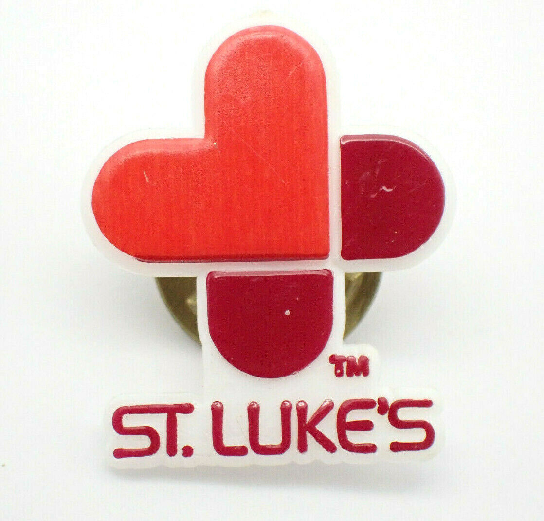 St. Luke\'s logo Vintage Lapel Pin