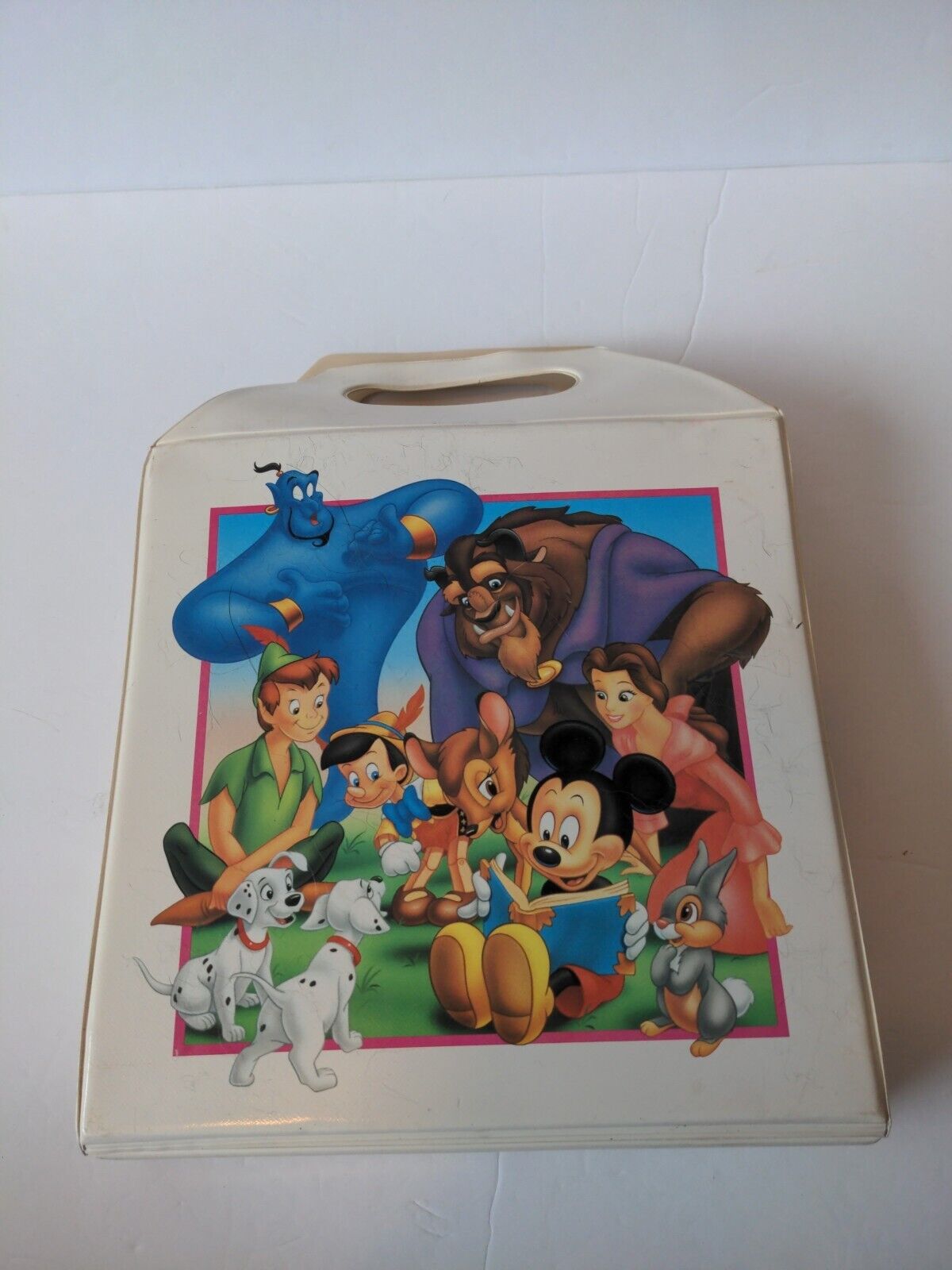 Walt Disney Take A Tape Along Case With 5 Tapes And 3 Books Vintage