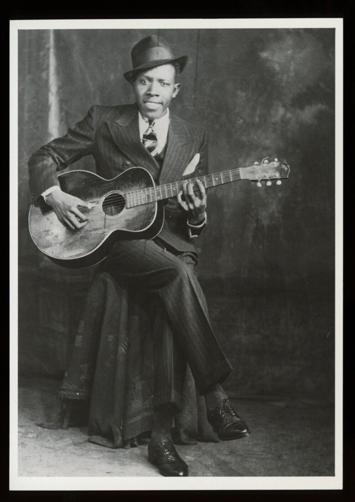 Robert Johnson Popular Rock Delta Blues Music Postcard
