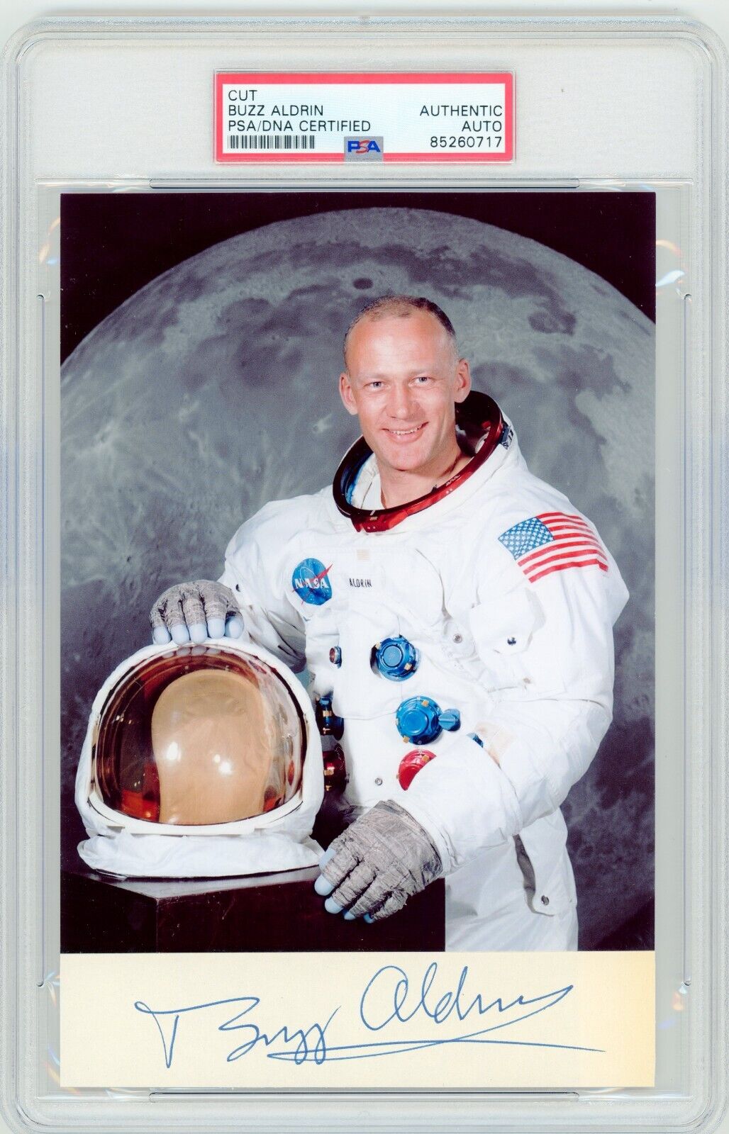 Buzz Aldrin ~ Signed Autographed Moonwalker Apollo 11 ~ PSA DNA Encased