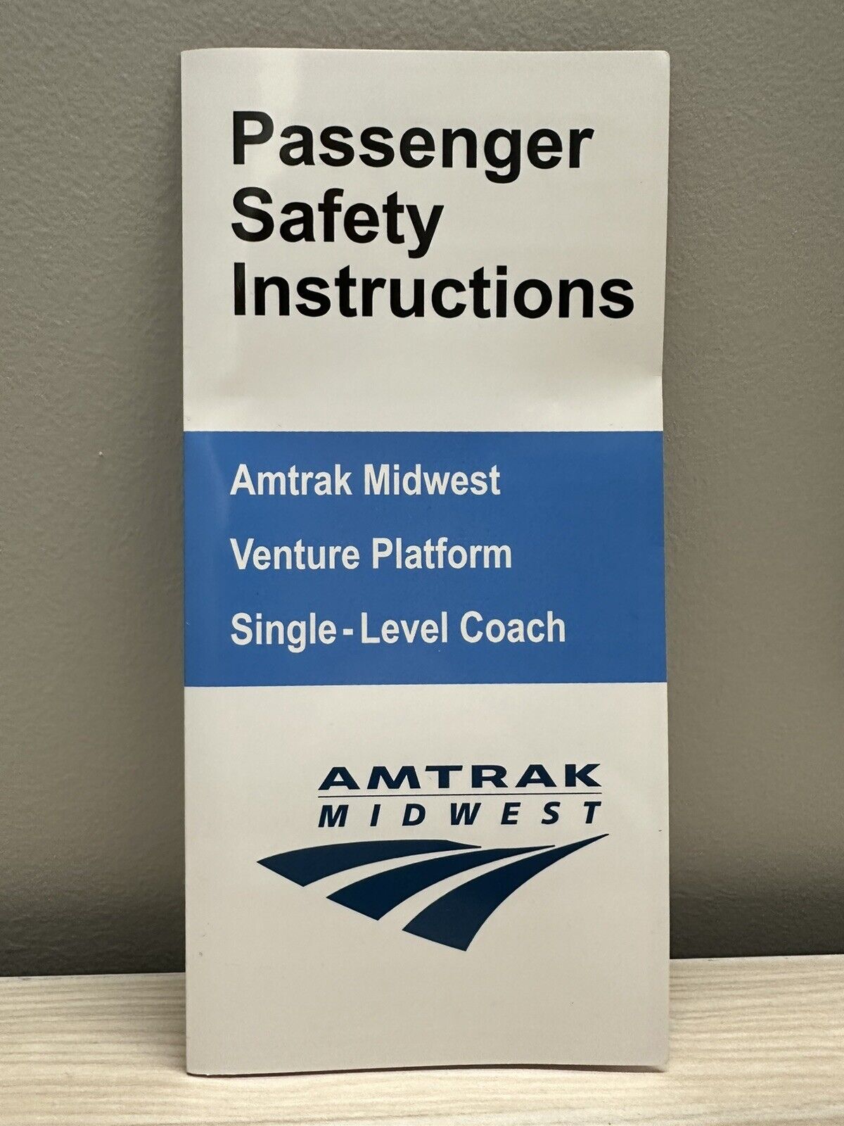 Amtrak Midwest Safety Card