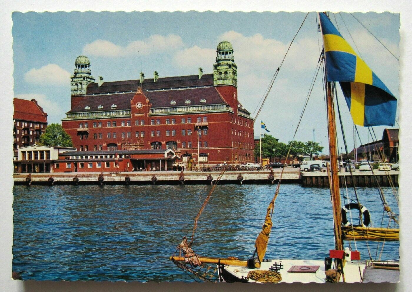 Sweden Malmo Postkontoret Scandinavia Postcard 