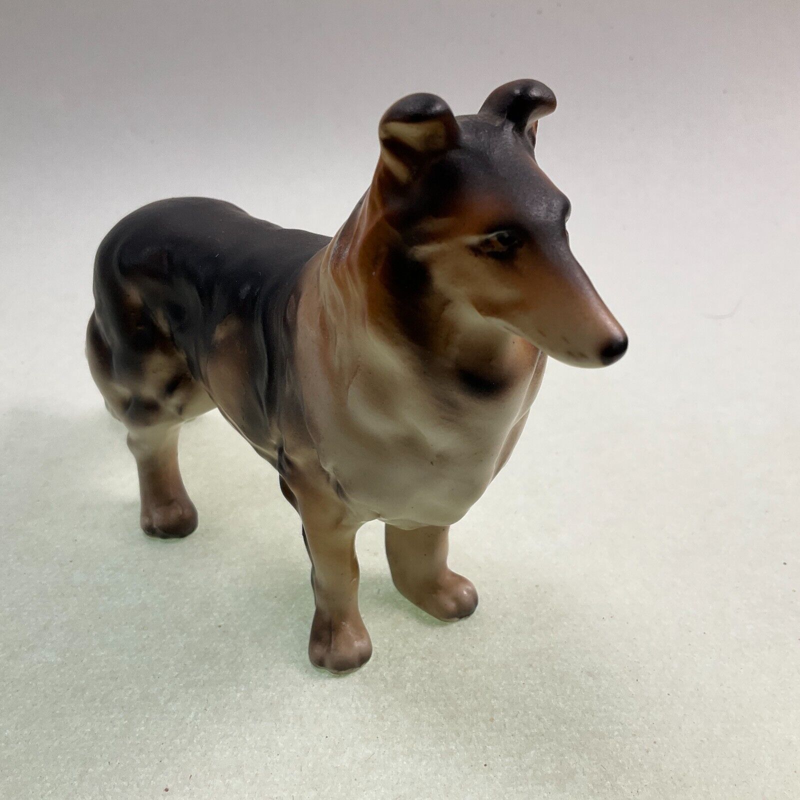 Vintage Ceramic Dog Collie Lassie Figurine – Made in Japan