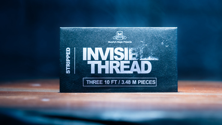 Invisible Thread Stripped 3/10 (3 peices 10 feet each) by Murphys Magic Supplies