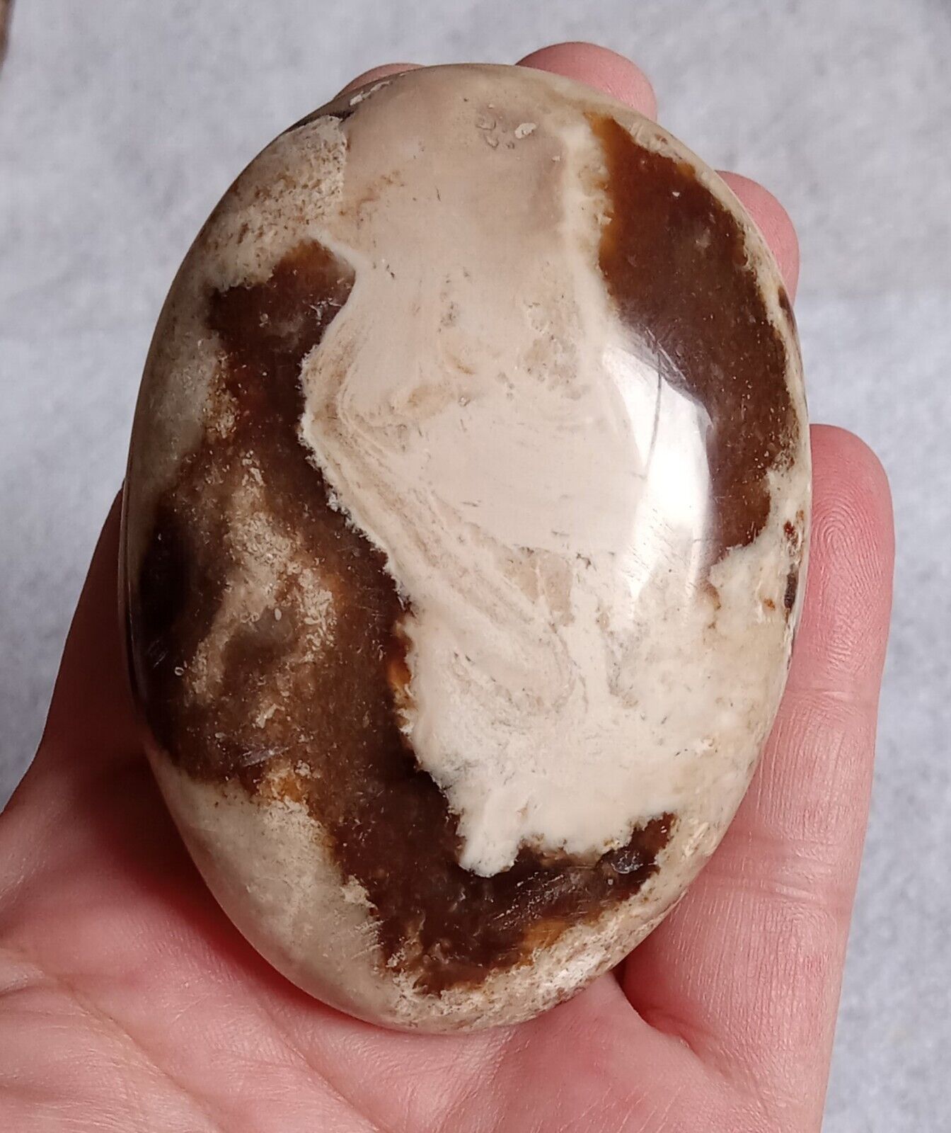 Beautiful Brown Opal Palmstone 132.5 Gr