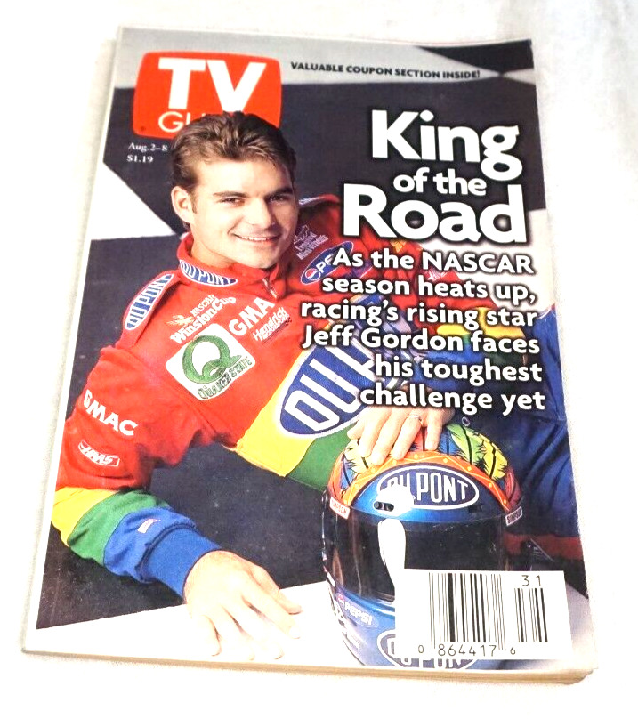 TV Guide August 2, 1997 NASCAR Gordon King of the Road No Label