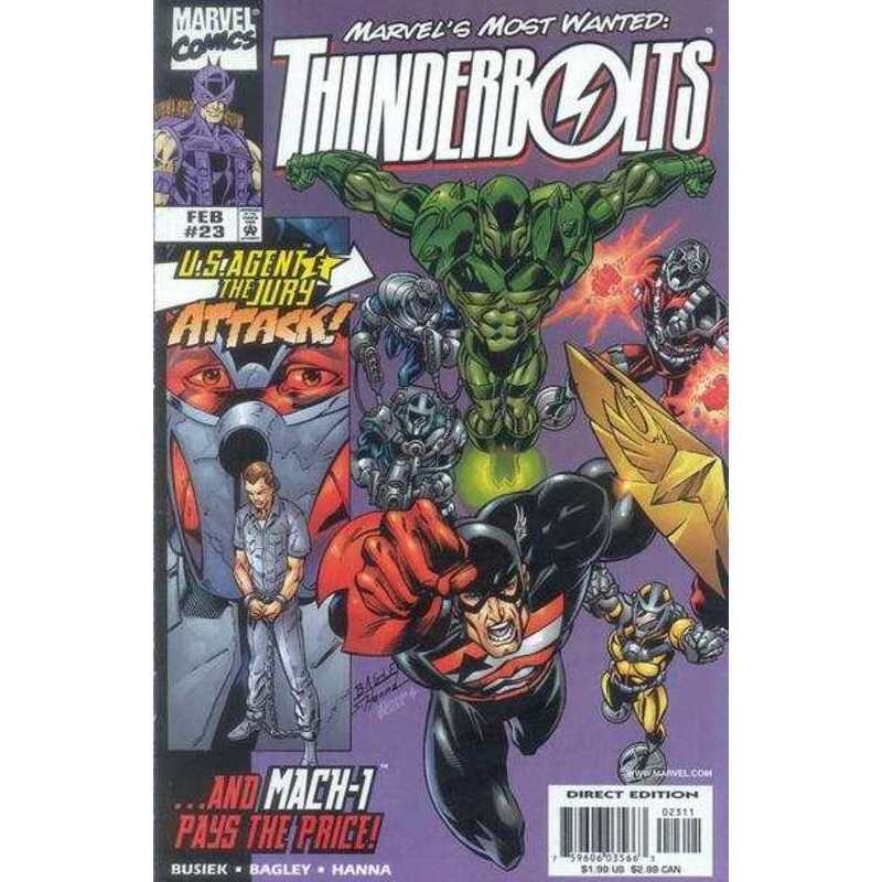 Thunderbolts #23  - 1997 series Marvel comics NM+ Full description below [m/