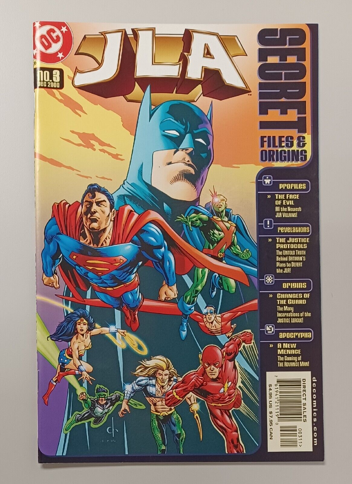 JLA Secret Files #3, DC Comics, Dec 2000