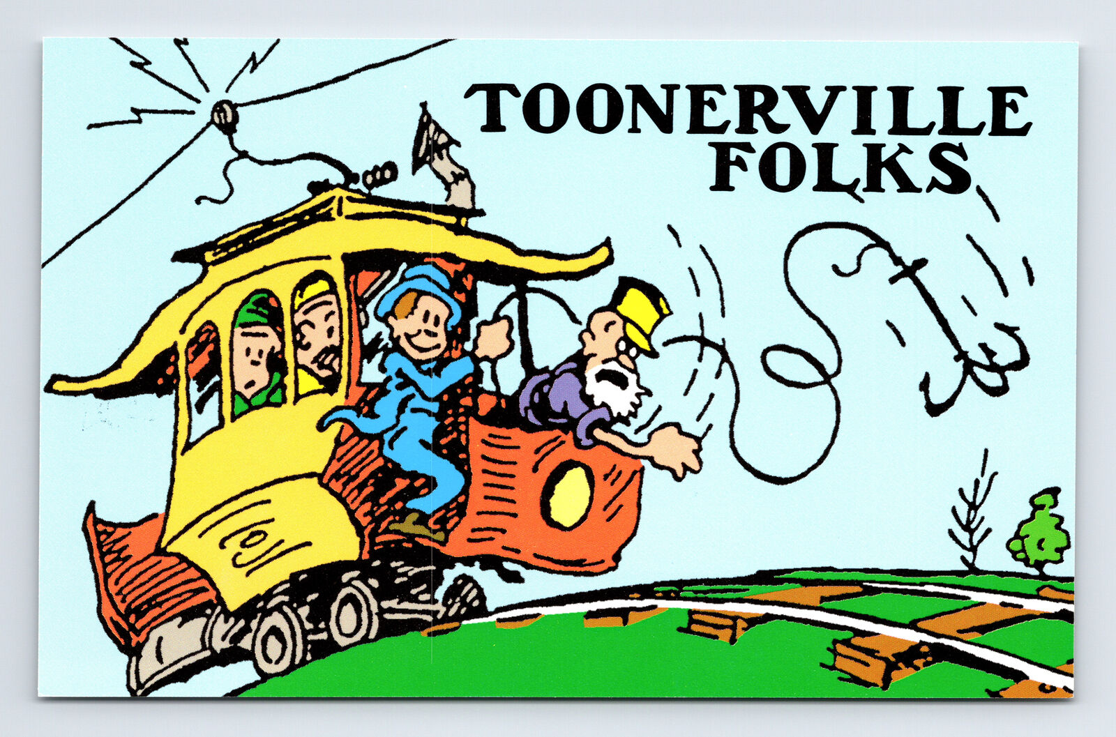 Postcard Toonerville Folks First Day Issue 1995 Comics Classic Collection