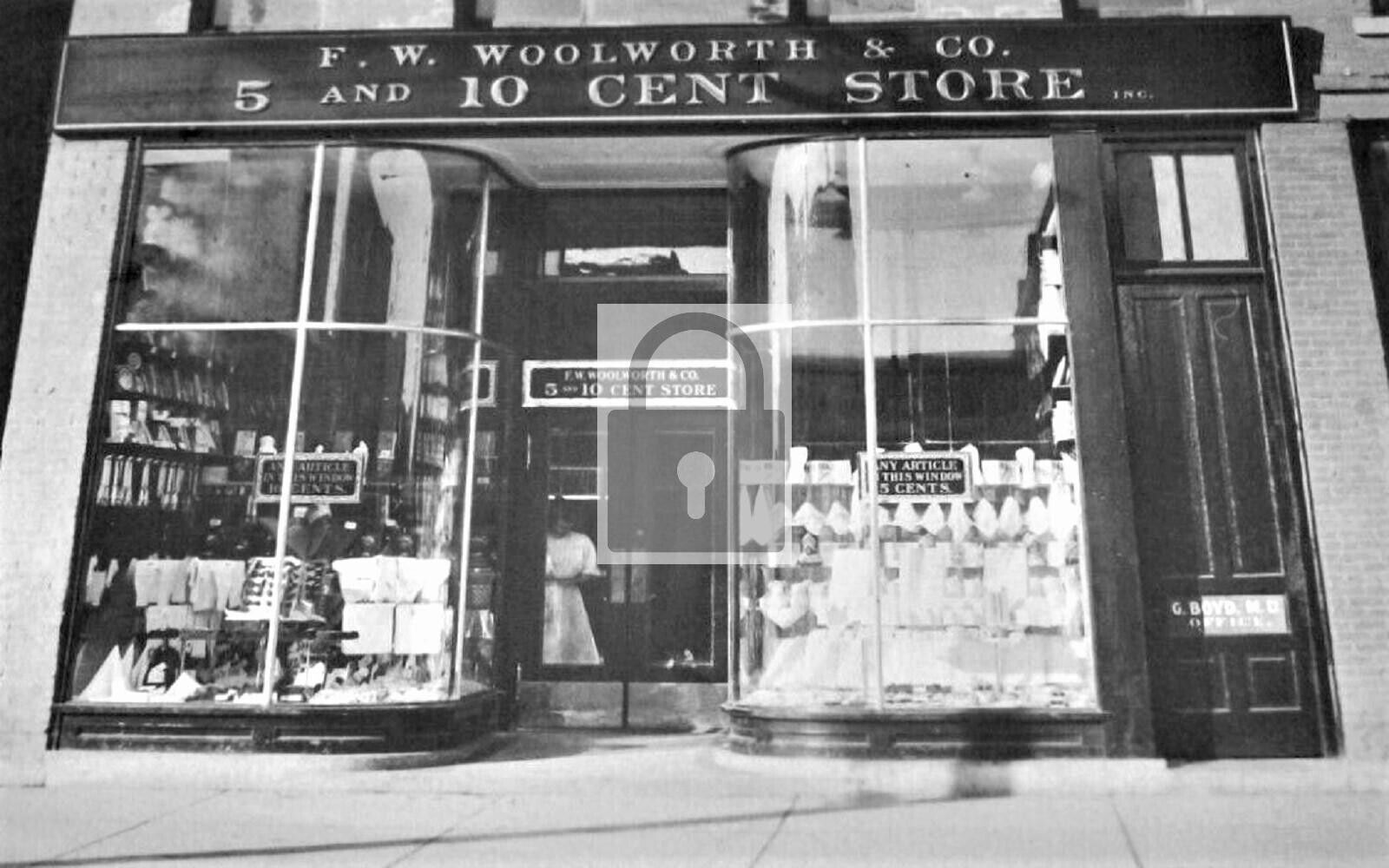 Woolworth 5 & 10 Store Newton Kansas KS Reprint Postcard