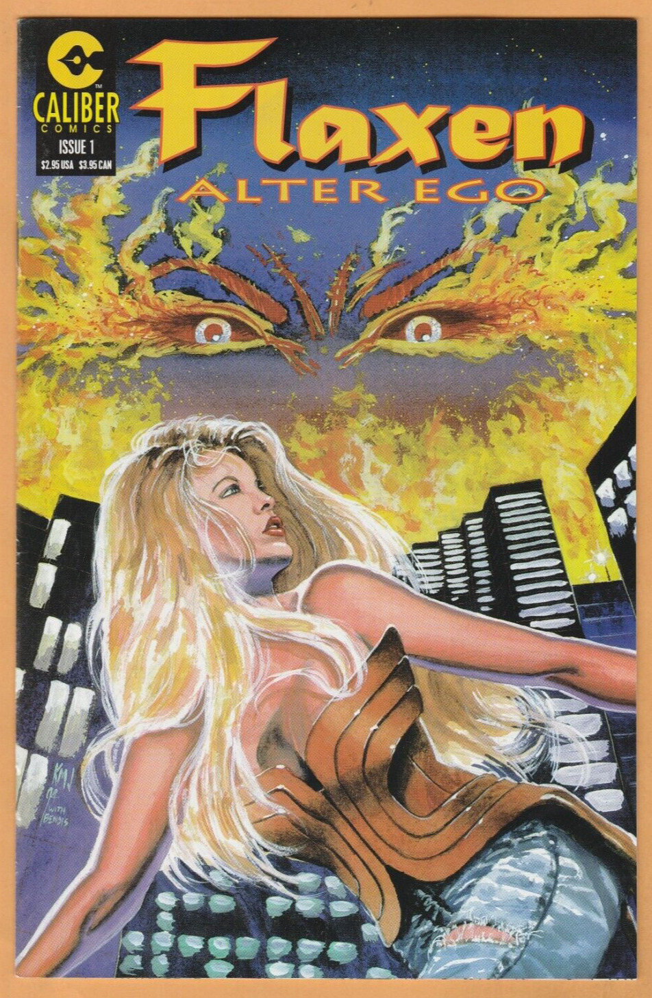 Flaxen : Alter Ego #1 - (1996) - Caliber Comics - NM