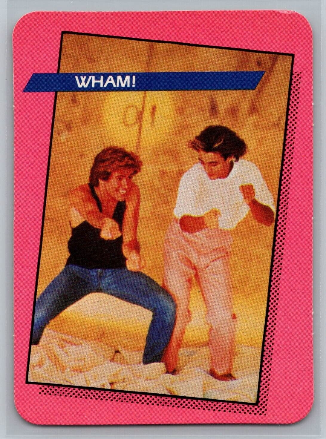 1985 ROCK STAR CONCERT CARDS 1ST SERIES SINGLE TRADING CARD #9 WHAM