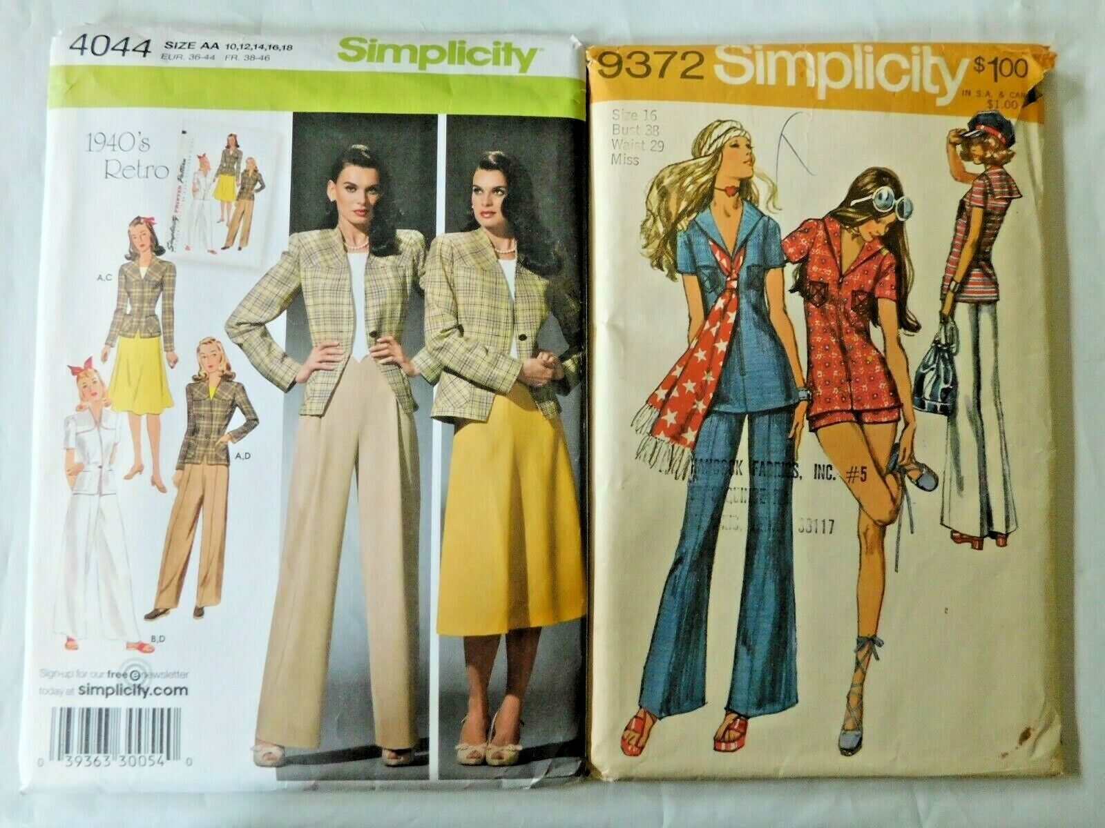 Simplicity Vintage Sewing Patterns 12