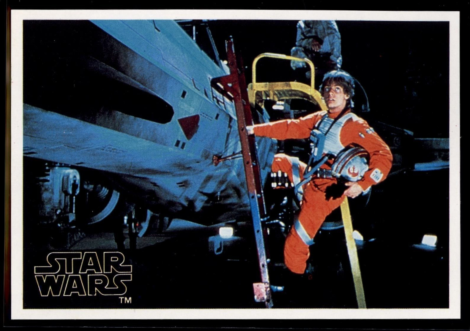 LUKE SKYWALKER 1977 Star Wars Topps Yamakatsu Large Luke Prepares For C1