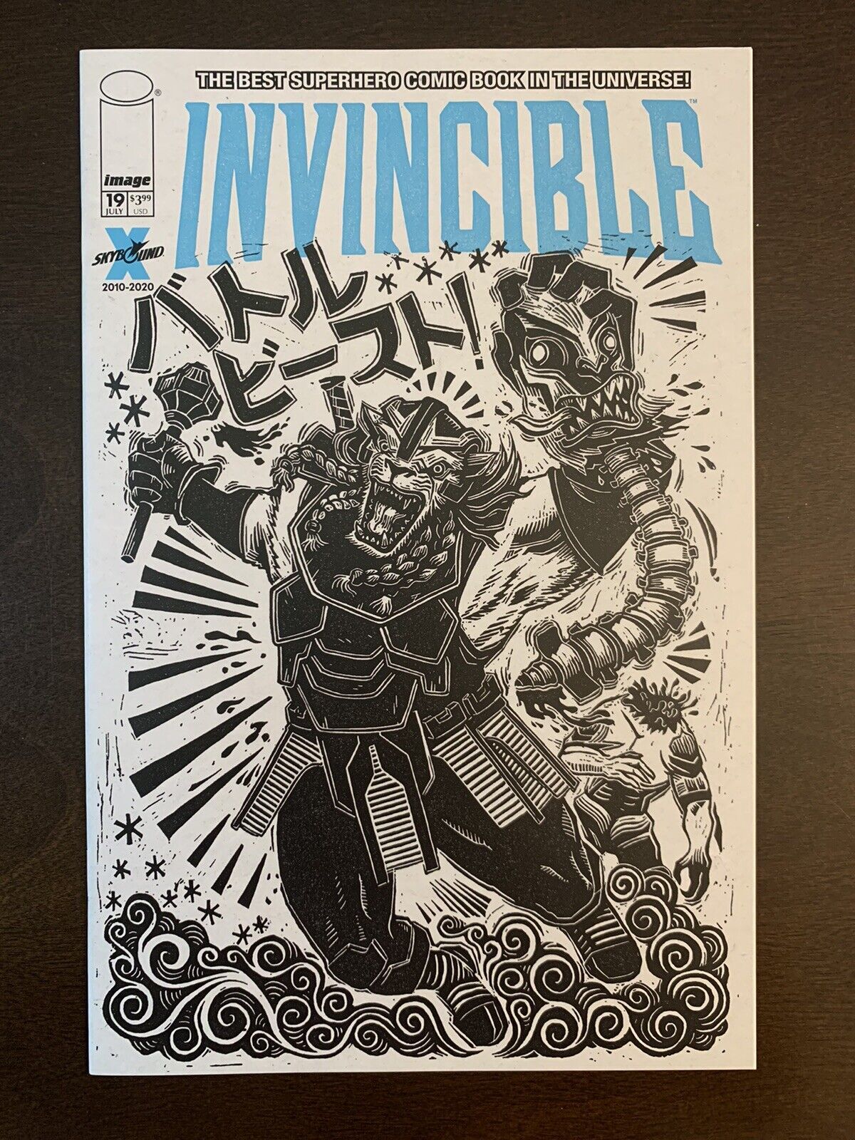 Invincible #19 1st App Battle Beast Attack Peter 2nd Print Variant NM