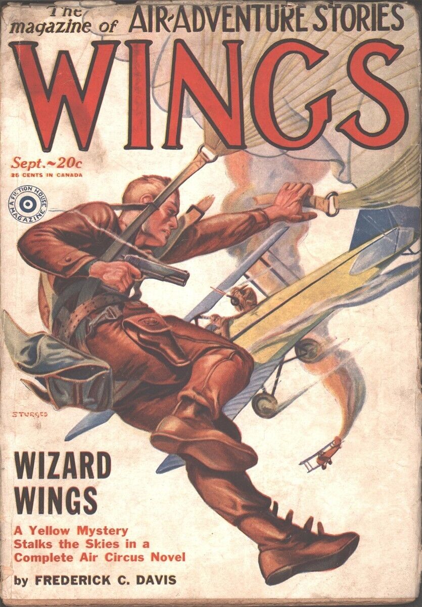 Wings 1929 September.      Pulp