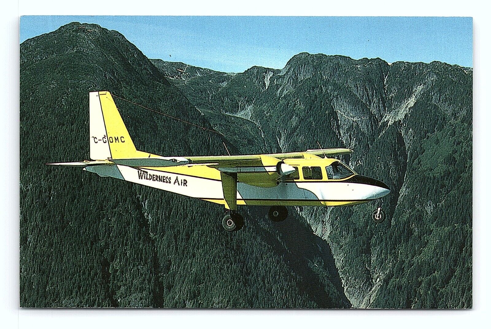 Pilatus BN-2A-26 Islander C-GOMC MSN 10 Wilderness Airline Ltd Vintage Postcard