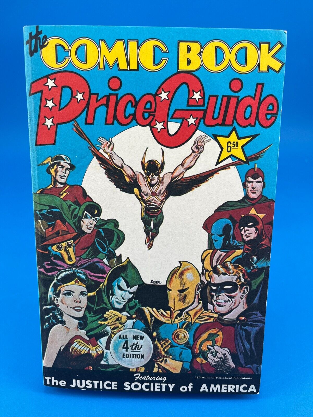 Overstreet Comic Book Price Guide 4 Softcover 4th Ed 1974 JSA JLA NEVER READ