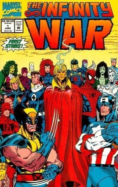 The Infinity War (1992) #1 Direct Market VF+. Stock Image