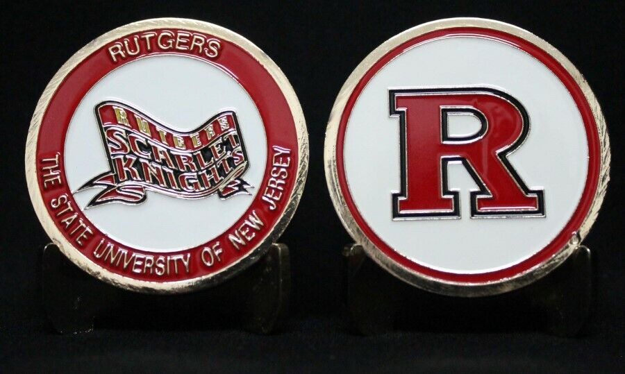 RUTGERS UNIVERSITY COLLEGIATE COLLEGE COLLECTIBLE CHALLENGE COIN NEW