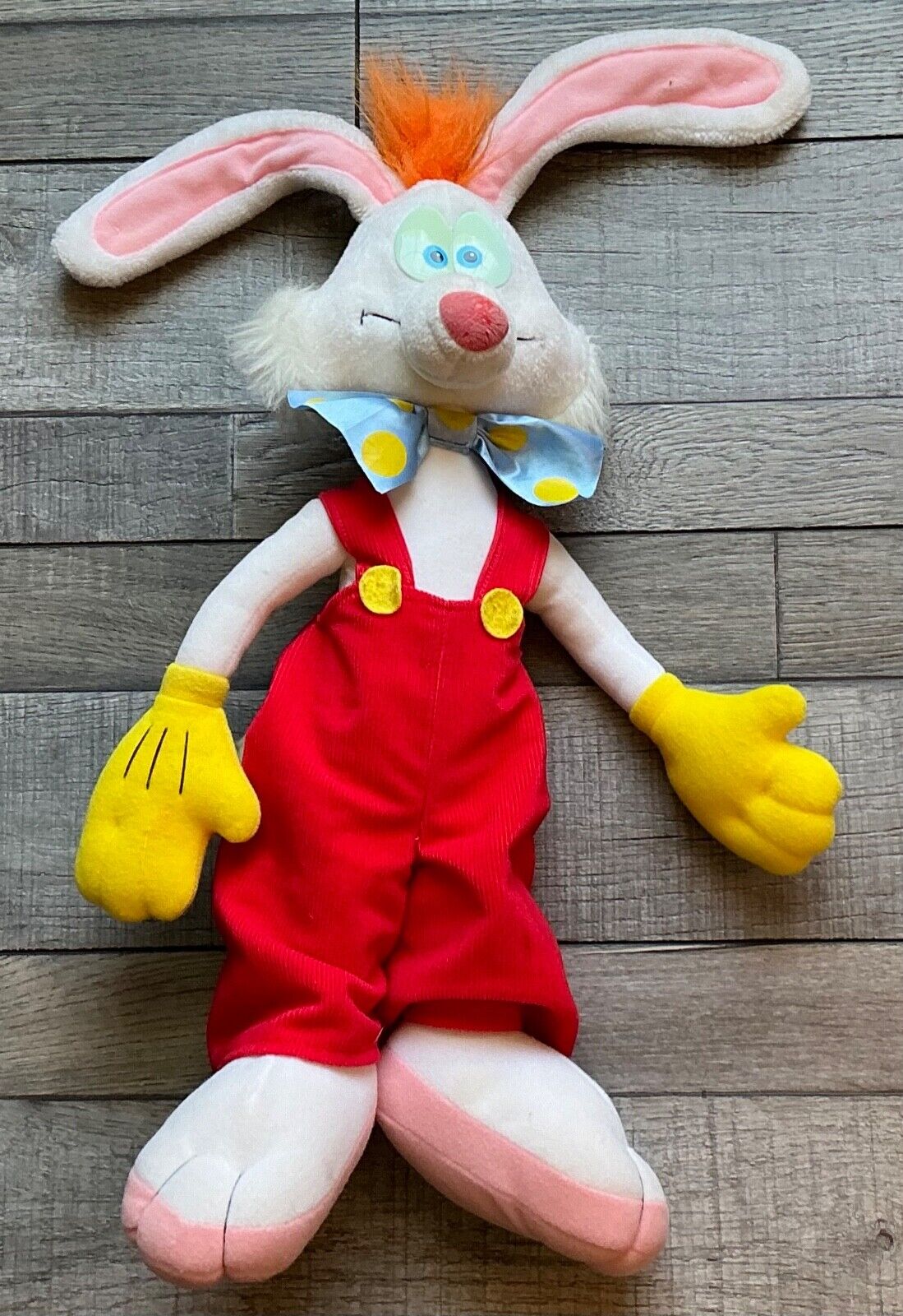 Vtg Who Framed Roger Rabbit Playskool 17” Stuffed Plush Doll Animal 1988