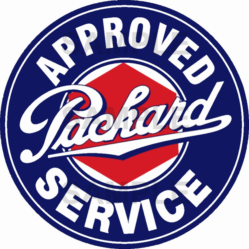 2 INCH PACKARD SERVICE DECAL STICKER SEVERAL SIZES AVAILABLE