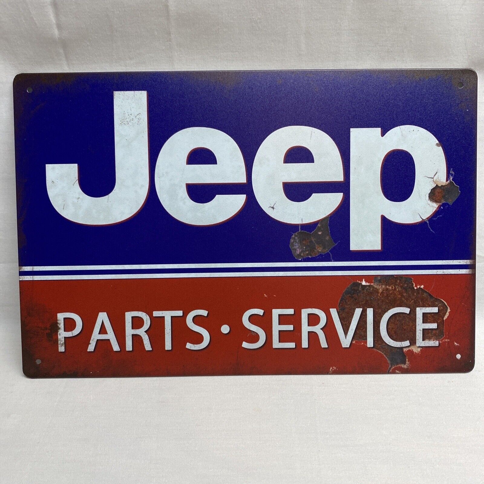 Jeep Parts Service Vintage Style Metal Sign Man Cave Garage Shop Bar