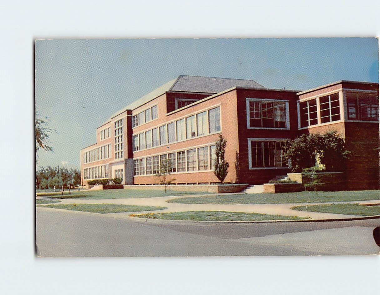 Postcard Physics-Mathematics Building State College East Lansing Michigan USA