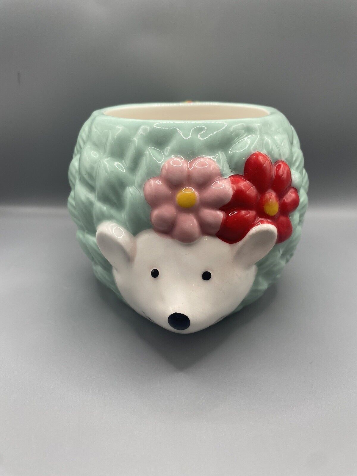 Lang Hand painted Hedgehog And Flower Mug