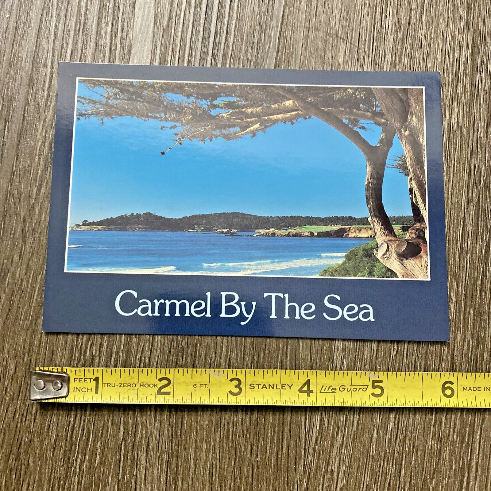 Postcard Carmel by The Sea Carmel Beach & Mountain California Scene Size 6x4