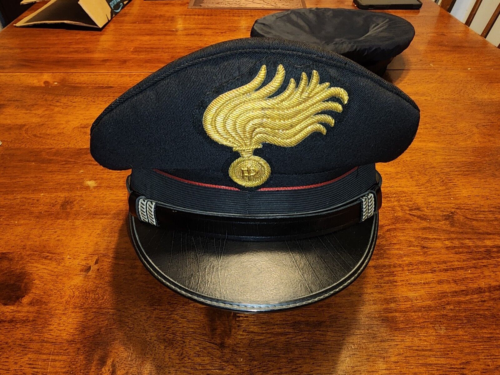 Vintage Italian Carabinieri Cap Italian Police APEX Size 58 ORIGINAL