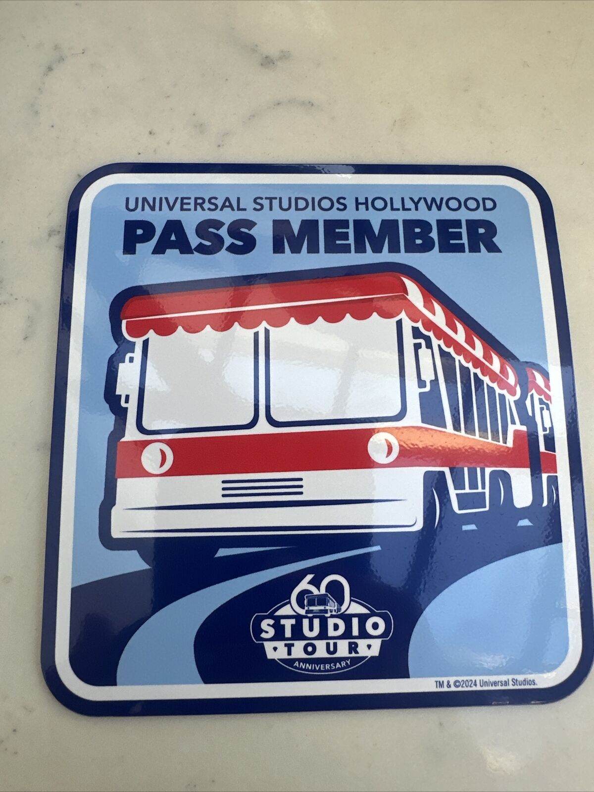 Universal Studios Hollywood Studio Tour Tram 60th Anniversary Exclusive Magnet