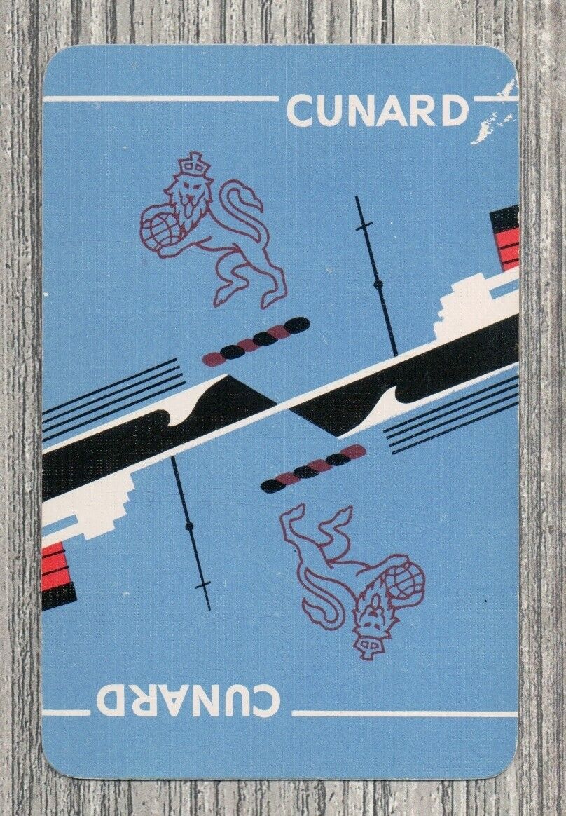 Cunard Cruise Line Single Swap Joker Playing Card-6618