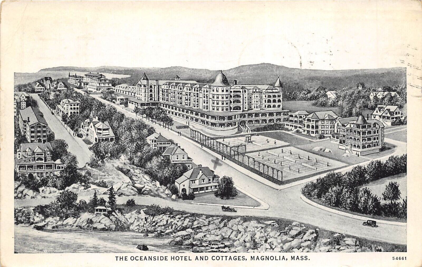 Magnolia Massachusetts 1939 Postcard Oceanside Hotel & Cottages
