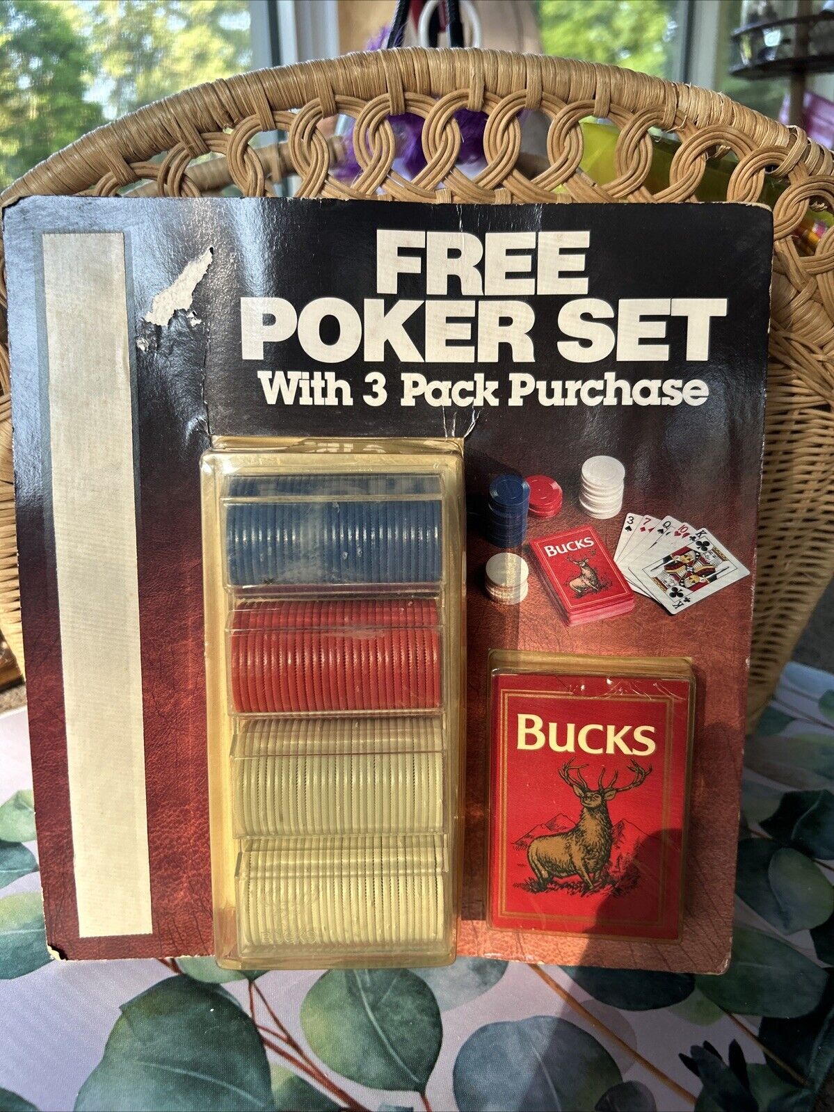 BUCKS Cigarettes Playing Cards Poker Set Philip Morris