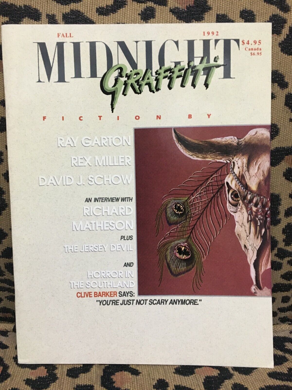 MIDNIGHT GRAFFITI #7 FALL 1992 Richard Matheson Interview - Literature Magazine