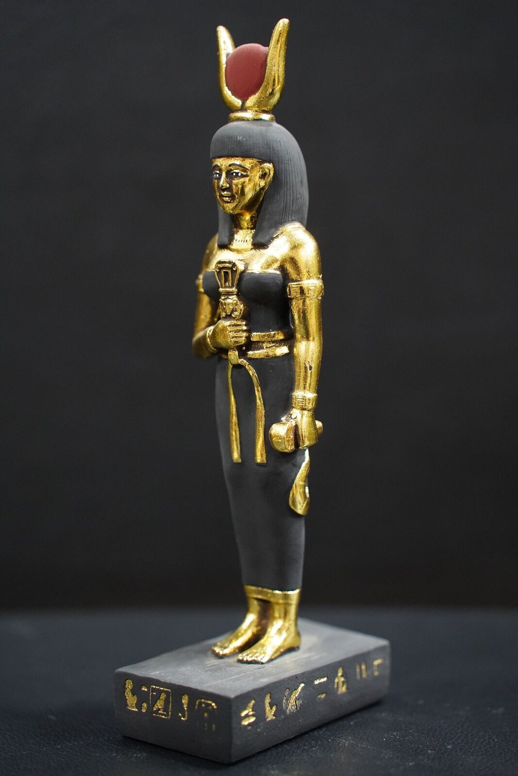 Egyptian ISIS Goddess Holding Hathor's Sistrum - Motherhood goddess