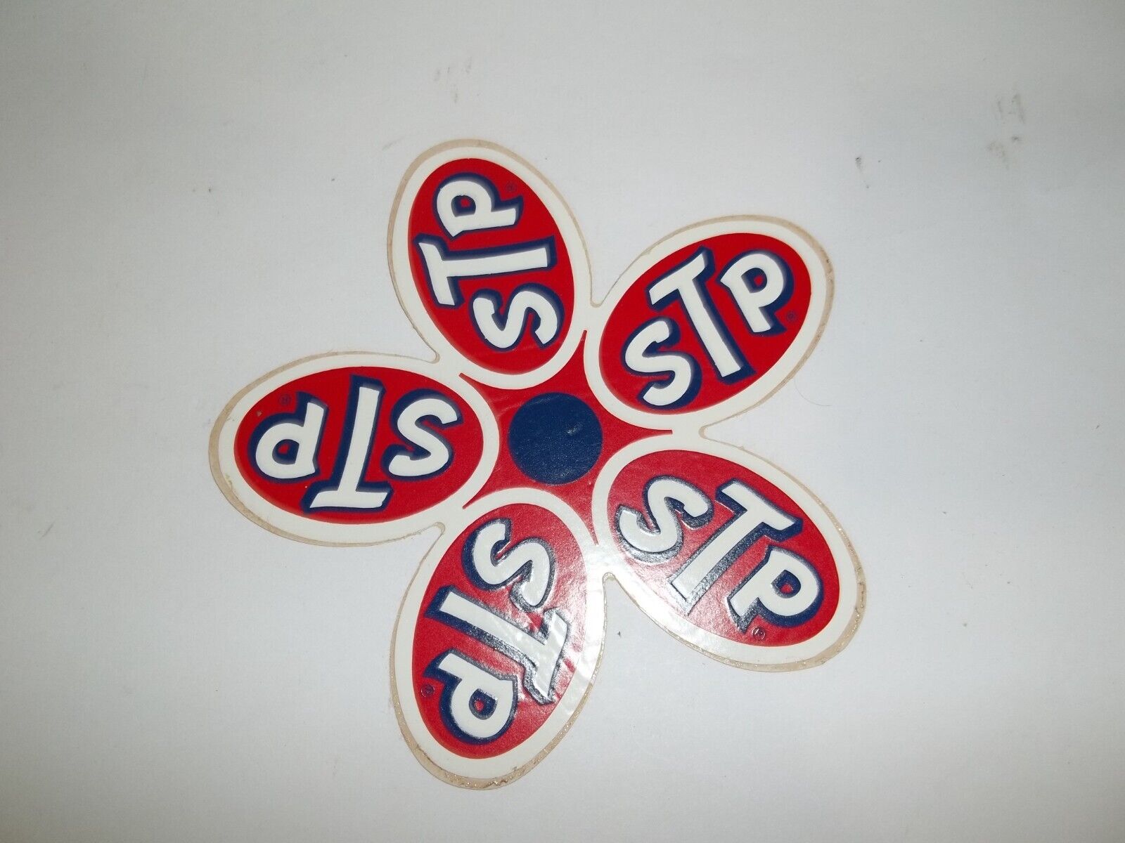 STP Flower - Original Vintage 1960's 70's Racing Decal/Sticker 